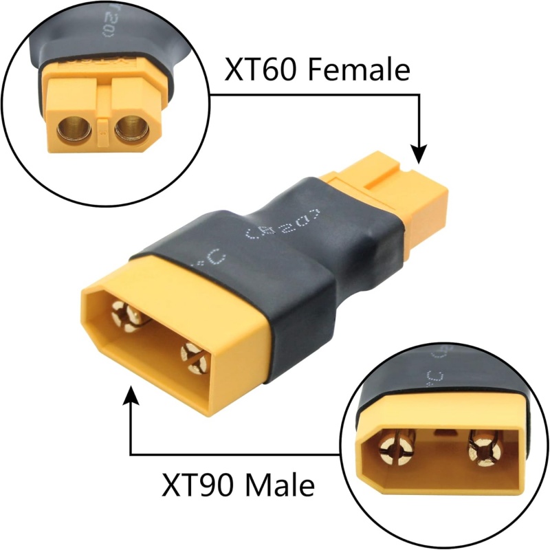 2개/세트 XT90(수/암) - XT60(수/암) 어댑 - Drone Battery Charger 리뷰 및 가격