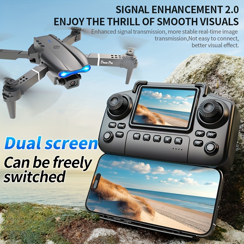 2026년형 신제품 E99 PRO MAX, 듀얼 HD  - Drone Beacon Light 리뷰 및 가격